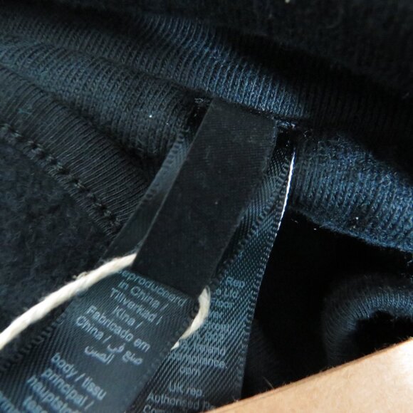 NWT $248 Skims Size Small Boyfriend Fleece Oversized Trench Coat In Washed Onyx - Picture 11 of 12